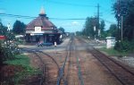 Passing Fort Edward station on Amtrak 68